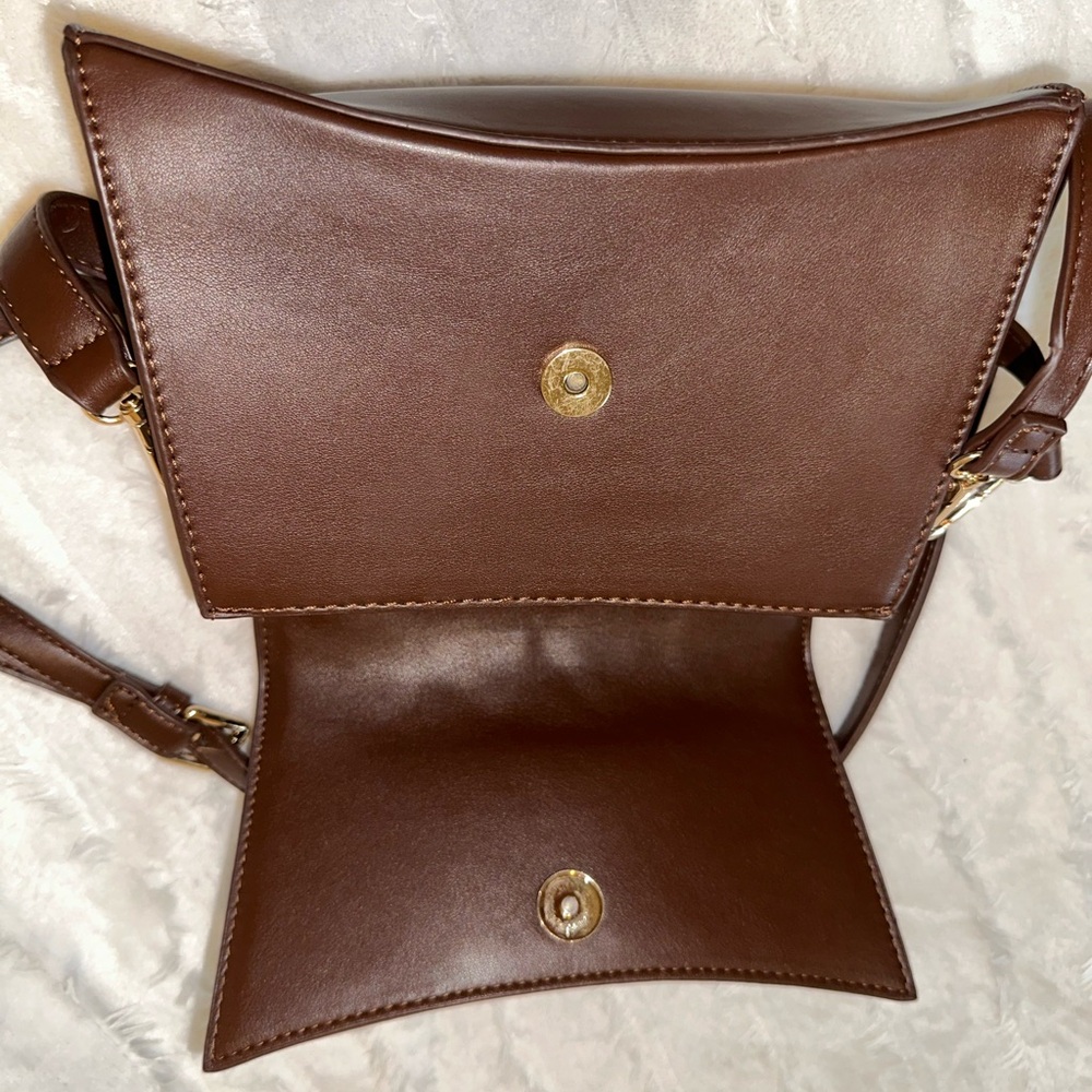 Brown Basic Shoulder/Crossbody Bag - image 3